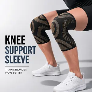 Knee Support Sleeve, Non-Slip & Breathable, Ideal for Gym, Running, Daily Use, Universal Sports Feature, All Seasons