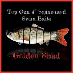 Top Gun 4in Segmented Swim Baits