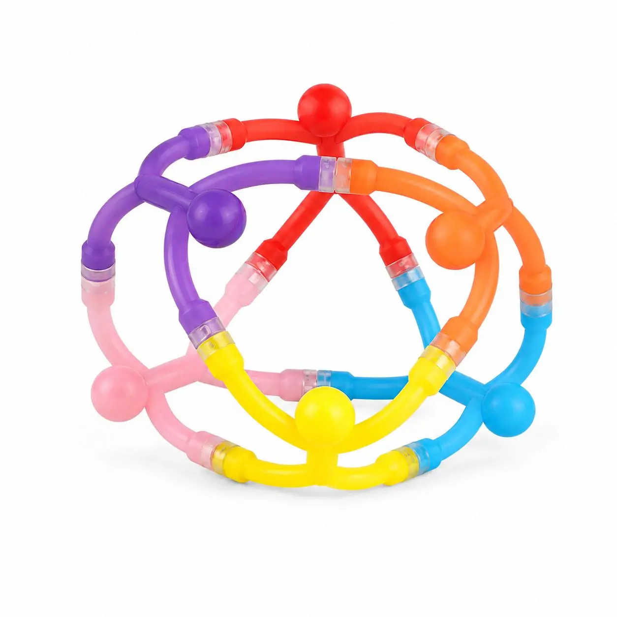 Magnetic Fidget Toys,Colorful Bendable Silicone Figures,Sensory Stress Relief Toys for Kids & Adults,Portable Travel Fidgets,Creative Desk Toys & Fun Gifts