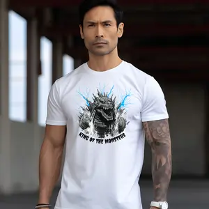 Men's Godzilla T-Shirt - Godzilla Graphic Tee - King of the Monsters Shirt - Godzilla Fan Gift - Godzilla Movie T-Shirt