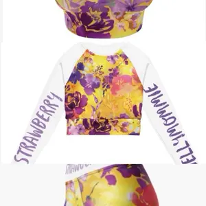 3pc Sunflower Spring Activewear Set Womenswear Top Pants
