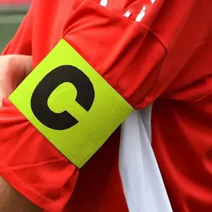 1PC Captain Armband Soccer Football Band Bands Arm Elastic Team Armbands Basketball badgerugby Adjustable Captains Armband Football Training
