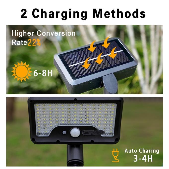 Outdoor Solar Lawn Lights, Illuminate Trees, Suitable for Villas and Gardens, No Remote Control Needed, Long Lifespan LED Bulbs