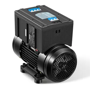 Summervibes VEVOR Single Phase to 3-Phase Rotary Converter, 2.5HP 7A 208-240V Input/Output Rotary Phase Converter - Expandable to Higher Horsepower for Heavy-Load Equipment