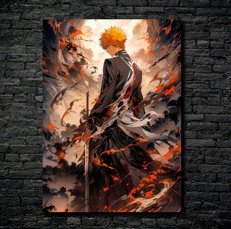 mposter Bleach,ichigo Kurosawa - Anime Gift for fan - No Frame