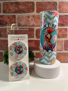 DON'T BE A COCK SUCKER 20 OZ TUMBLER & COASTER SET