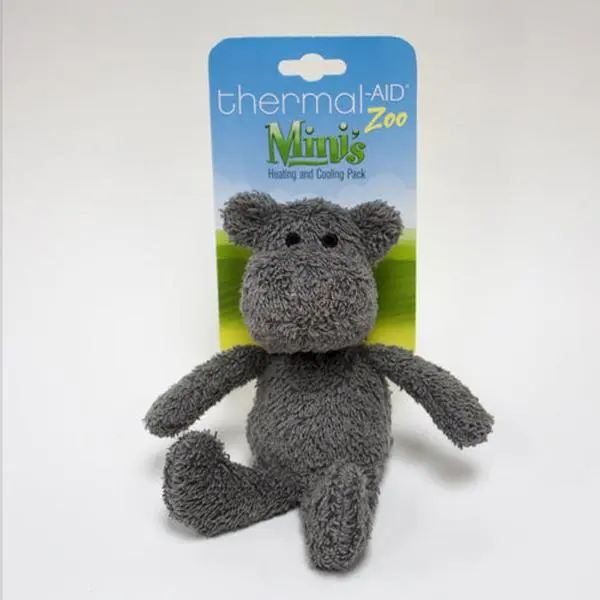 Mini Zoo Hippo - Happy Heating and Cooling Thermal Pillow