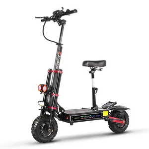 ZO03 Plus Dual 6000W Electric Scooter for Adults | 55MPH Top Speed + 60 Miles Long Range | All-Terrain E-Scooter with Dual Hydraulic Brake & NFC Keyless Start