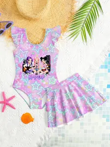 Women's Boho Style Slim-Fitting Two-Piece Set, All-Over Printed Design, Perfect for Casual Wear & Daily