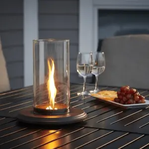 The Outdoor GreatRoom Company Intrigue 11-Inch Tall Outdoor Tabletop Lantern (INT-EZ)