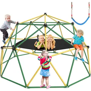 Aowos Climbing Dome, Climb Set for Kids, Jungle Gym for Kids 3-10 Year Outdoor Play Center, 6/10FT Geometric Dome Climber S 600/880/1000lbs, Rugged and Interesting Climbing Dome