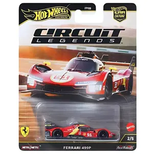 Hot Wheels Ferrari 499P 2/5 Real Riders Circuit Legends Car Culture