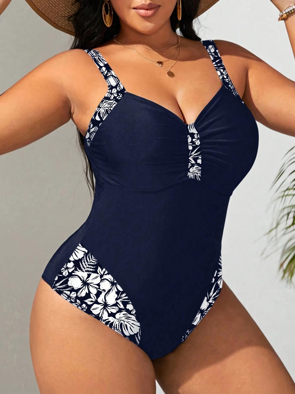 Plus Size Women One Piece Tummy Control Slimming Swimsuits Modest Bathing Suit Ruched Shapewear Swimwear 2026 bikini with faja bathing suits for the summer stylish swimwear high waist design cut back swimsuit
