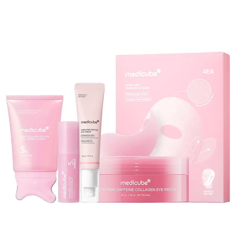 [NEW] [medicube] Youth-Lock Gua Sha Routine Set l Firming, Sculpting, De-Puffing Care for Face & Body l Volufiline, PDRN, Retinol, NAD, Collagen, l  Fine Lines, Jawline, Neck, Dark Circles, Underarms, Chest, Décolleté, Legs, Shoulder l Korean Skincare
