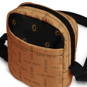 Alien Hoops Cross-Body Bag (Brown/Black)