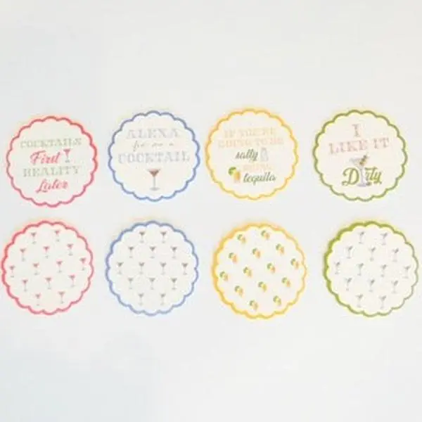 Cocktail First Paper Coaster