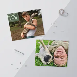 Roberttt Irwinnn 2026 Wall Calendar, Celebrity Fan Planner, Animal Lover Wall Calendar, Celebrity Crush Merch, Funny Holiday Gift for Her