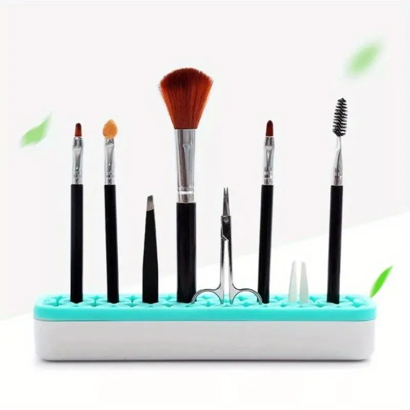 [Waterproof Ink Brush Holder] Waterproof CYFUN DESIGN Plastic Ink Brush Holder - Rectangular Craft Storage Rack for Blending Brushes, Acrylic Paint Brushes & Accessories, Multi-Color Organizer for Artists, Art Supplies, Crafting Supplies