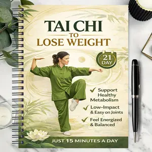 Practice Light Tai Chi for 10 Minutes Daily to Enhance Physical Fitness and Daily Energy, Improve Joint Health and Flexibility, Strengthen Leg Muscles and Agility, Suitable for Beginners