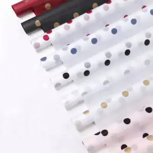 Floristic/Gift Tissue Paper, Water-Resistant, 35 sheets per pack – Various Colors, Polka Dot