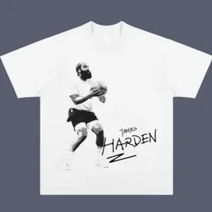 HARDEN Vintage Tee, JAMES HARDEN T-Shirt, Unisex Basketball Shirt, Graphic Tees, Sweatshirt Menswear Womenswear Streetwear