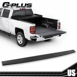 Car Exterior Chrome Molded Trim Tailgate Guard, 61 in ABS Plastic Spoiler Shield, Fits 14-19 Chevy/GMC Silverado Sierra Trucks