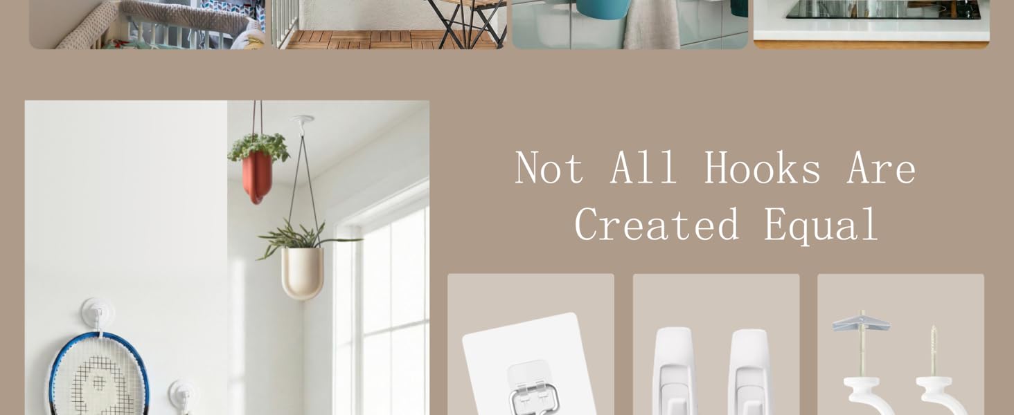 4 Pack Adhesive Wall & Ceiling Hooks, 3lbs Heavy Duty No-Drill 360 °   Swivel Hangers for Plants, Lights, Wind Chimes & Home Decor       Can these hooks hold heavy items? Do the hooks come with all the necessary hardware? Are the adhesive hooks removable