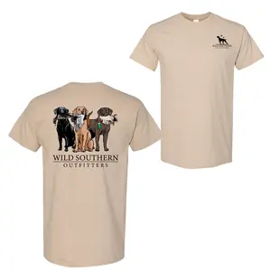 Wild Southern Outfitters Hunting Dog T-Shirt, Retriever Duck Hunting Graphic Tee, Southern Outdoor Lifestyle Shirt, Unisex Casual Cotton Top