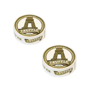 La Bonne Vie Refrigerated Truffle Brie Cheese (2-Packs, 4.4 oz) - Luxury Soft-Ripened Cheese with Real Truffles, Buttery Texture, Earthy Aroma