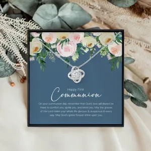 Goddaughter Necklace, Meaningful Gift For Girl’s First Holy Communion, Goddaughter Necklace From Godparents, God Daughter Gift
