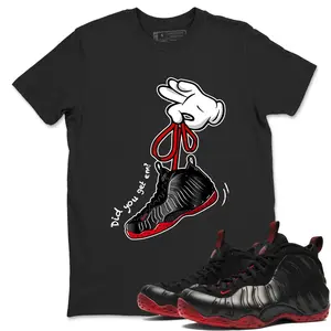 Unisex T-shirt to match Jordan Foamposite Cough Drop - Cartoon Hands. 100% Cotton for Casual Wear. Comfortable Summer Unisex T-Shirt to match Jordan Sneaker. Streetwear Style. urban outfitters
