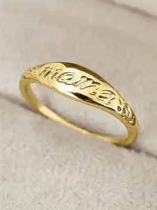 1 Pc Pretty MAMA Ring For Women For Engagement Anniversary Party Band Jewelry Mother's Day Gift Wedding Ring
