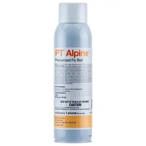 PT Alpine Pressurized Fly Bait - Fast Acting Long Lasting Fly Control for Indoor & Outdoor Use 1 Pound Ready To Use Spray Can