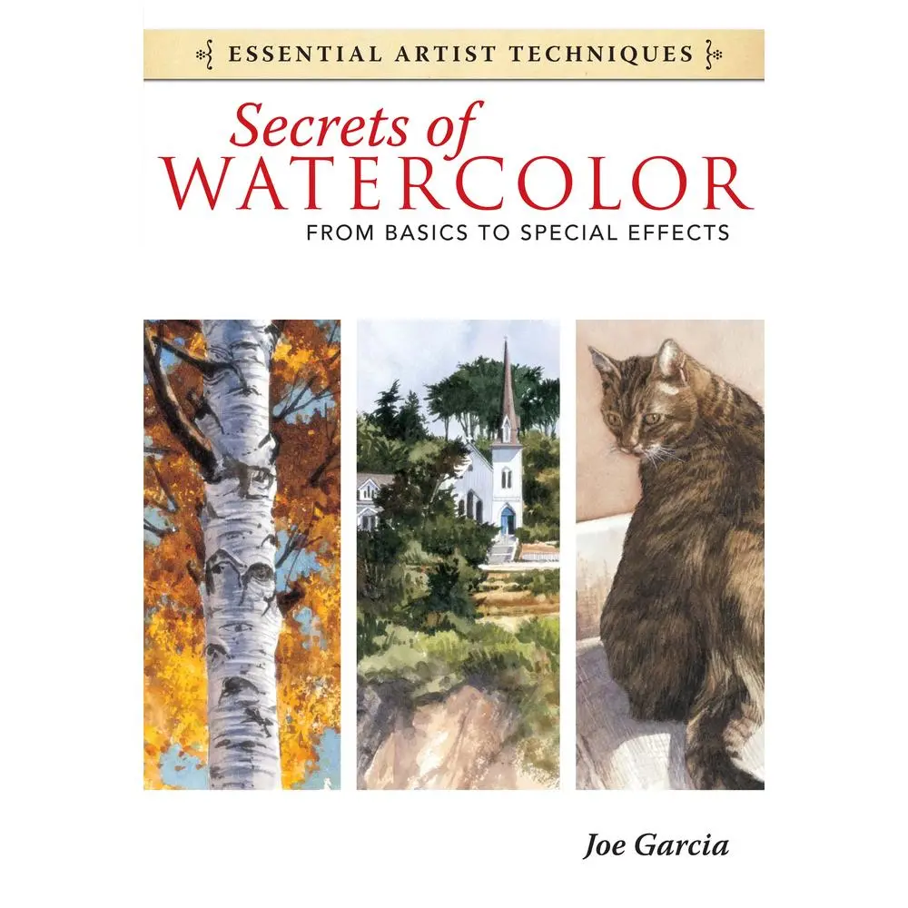 USED Book - Secrets of Watercolor: From Basics to Special Effects by Garcia, Joe (Paperback) - english