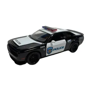 KINSMART 2023 Dodge Challenger SRT Demon 170 Police Model Cars & Diecast Toys