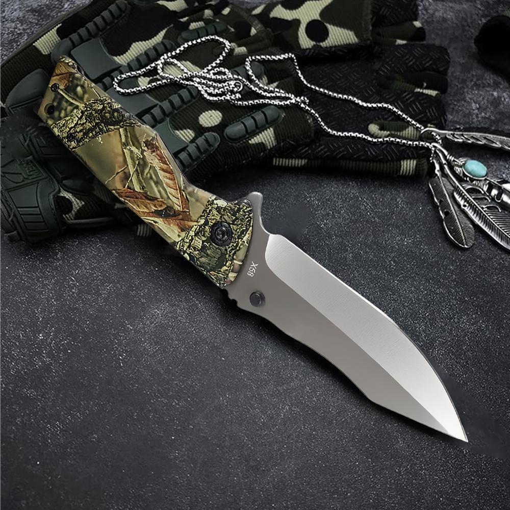 Multifunctional Folding Knives – High Hardness Stainless Steel Pocket Knife for Outdoor Camping