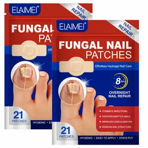 Fungal Nail Patches, 21pcs/box Nail Health Care Patches, Nail Fungus Care Patches, Suitable for Solving Fungal Nails and Other Nail Problems, Nail Supplies, Daily Care Nails Kit Set Manicure Comfort