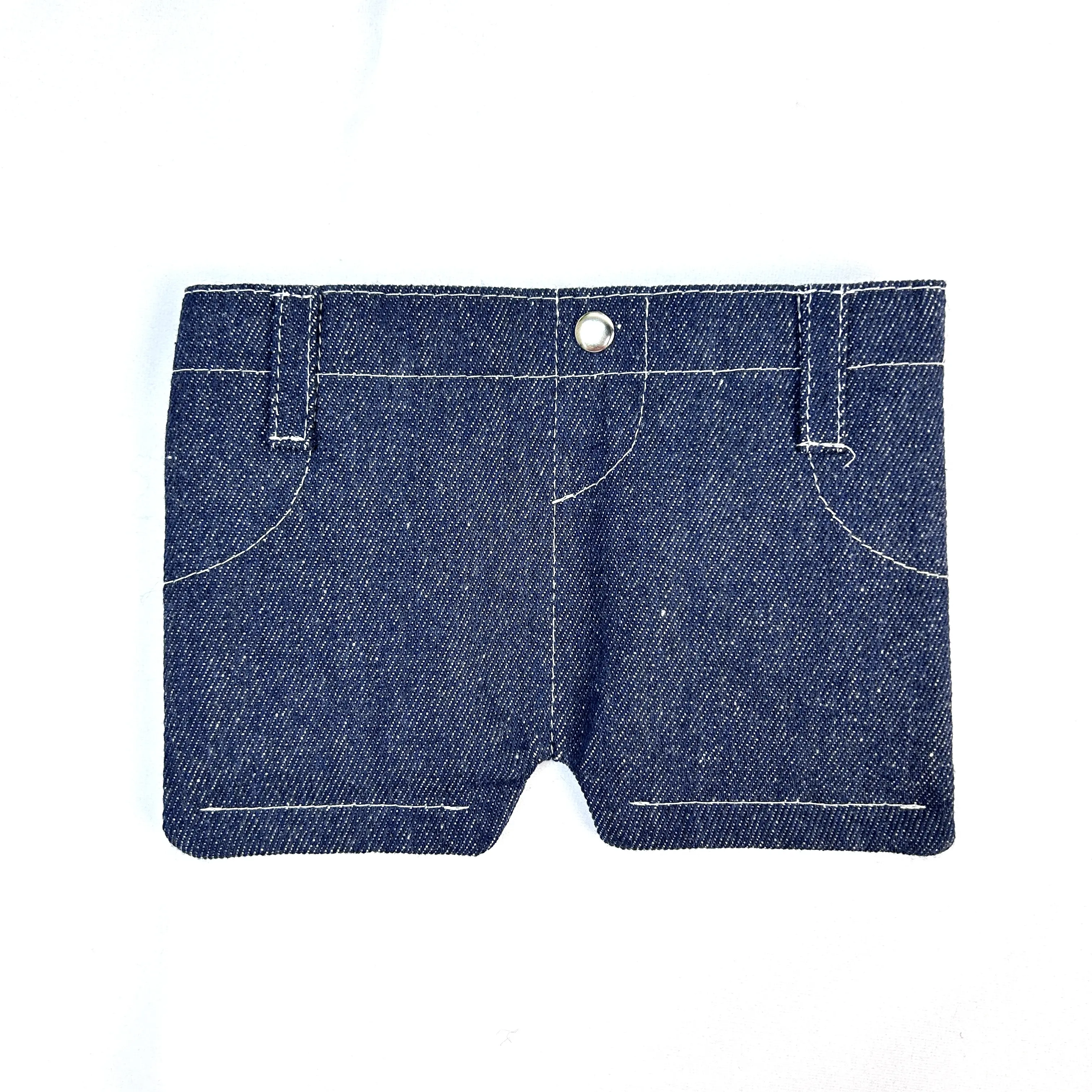 Mini Denim Pocket Jallet Wallet-Cute Foldable Jean Card & Cash Holder | Portable Vintage Jean Pouch | Gift Idea