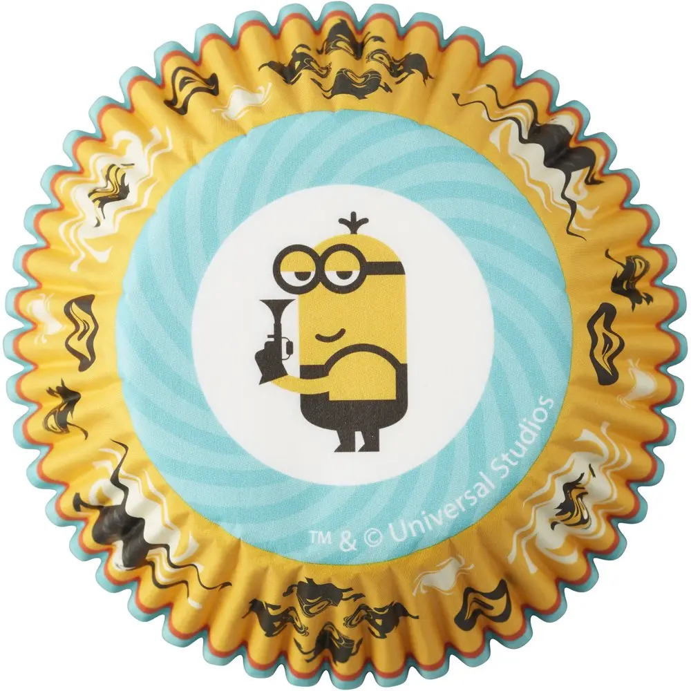Wilton 415-7112 Despicable Me 3 Minions 50 Count 3 Cupcake Liners, Assorted