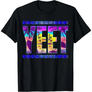 Men's Yeet Funny Saying Quote Slang Men Boys Kids T-Shirt