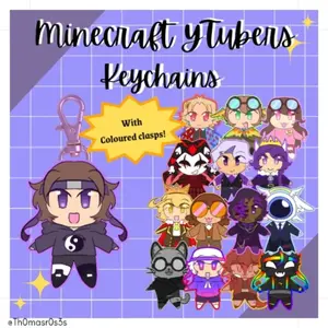 MCYT portable universe & lifesteal smp clear keychains Perfect Gift