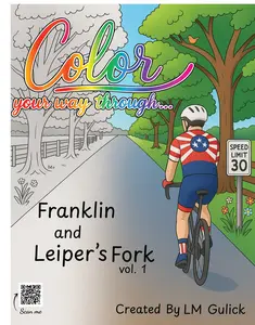Color Your Way Through custom experiential coloring book; Scan and See. Drive and Discover. Color and Create.