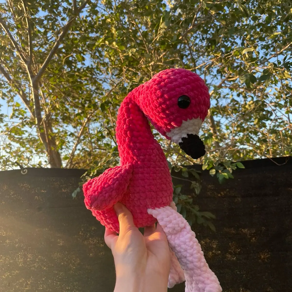 Flamingo Crochet Plush