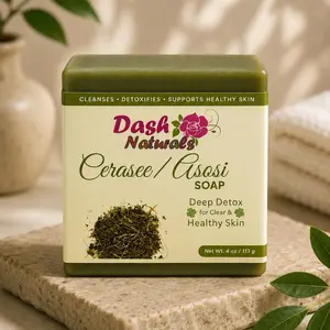 Organic Asosi Cerasee Melt and Pour Soap for detox and clean Green Bar Soap for Skin Care