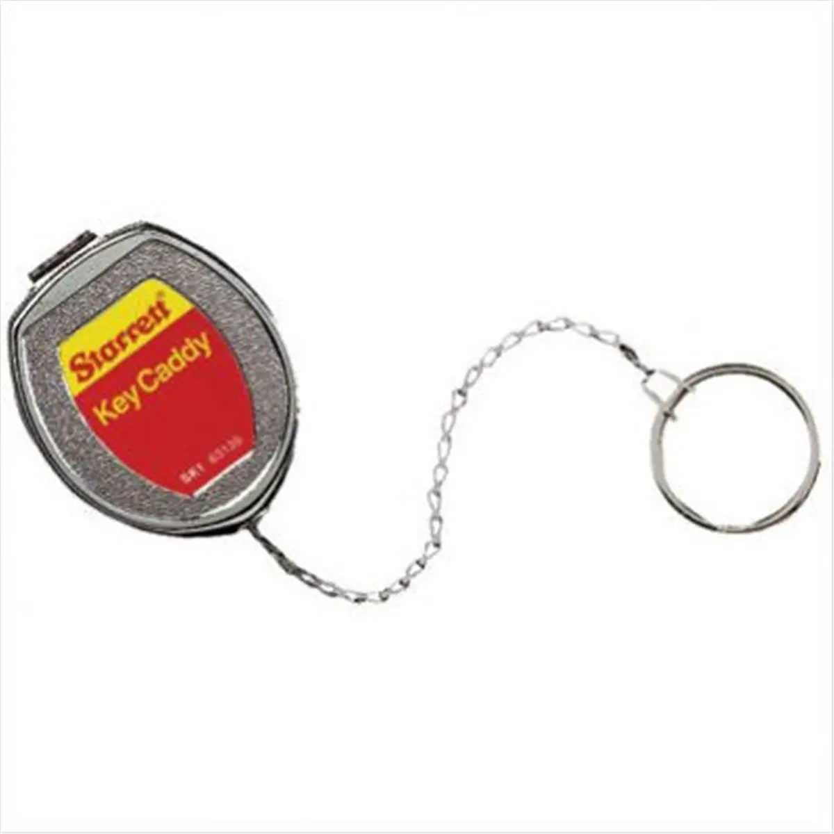 L.S. Starrett SK1 Key Caddy - Regular B, Chrome Plate, Regular Belt Clip, Keychain, Key Fob Holder, Key Organizer, Stainless Steel