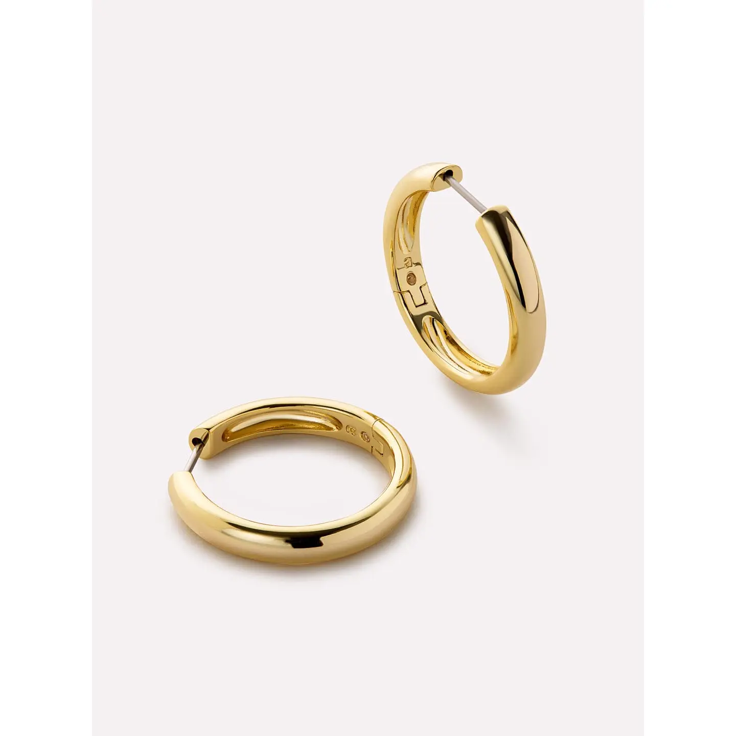 Gold Hoop Earrings - Giulia Large Gold Hoop Earrings - Giulia Large