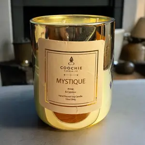 MYSTIQUE COOCHIE Candle - Spiced Anise & Cypress Scent - Enigmatic Blend for Mystique - Ideal for Decor Decoration Scented Perfume
