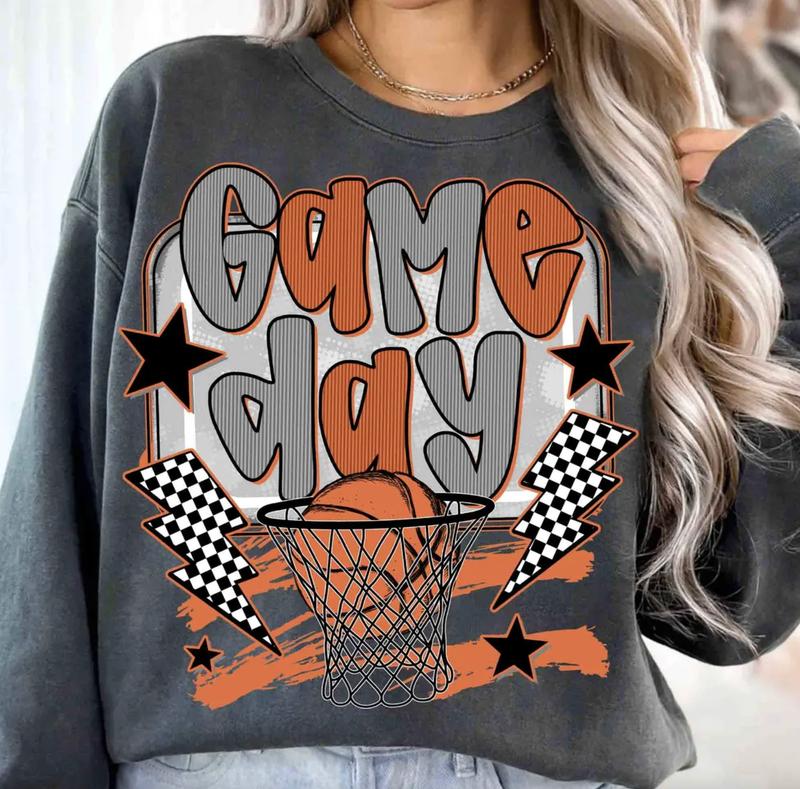 Basketball Mama Sweatshirt T-Shirt, Basketball Shirt, Basketball Game Day Shirt, Basketball Mom Hoodie, Coquette Tee, Game Day Shirt, Gift For Women For Men