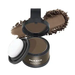 Maycheer Hairline Shadow Powder, Maycheer Hair Shadow Root Cover Up, Maycheer Hair Shadow, Hair Line Concealer Root Cover Up, Unisex Root Touch Up Hair Powder (Dark Brown, 01)