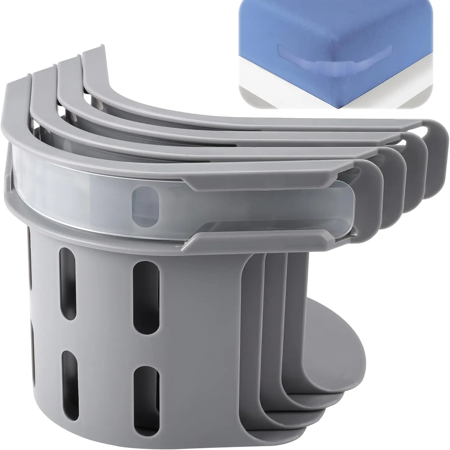 4Pc invisible bed sheet holder, safety mattress strap/strap, suitable for all sizes of beds, easy installation, durable non-slip, stable grip, supplies, bedding enthusiasts, dormitory room accessories